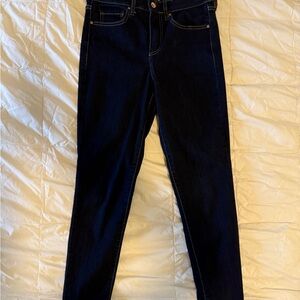 Frayed Jeans High-Rise Skinny - Size 28